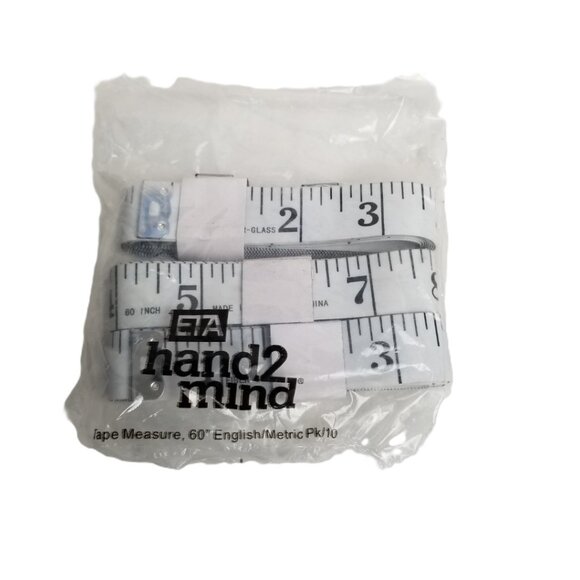 Hand2Mind Measuring Tape 3 Pack NEW 60 Inch Sewing Crafting Educational - Picture 1 of 4
